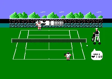 Pro Tennis (UK) (1986) screen shot game playing